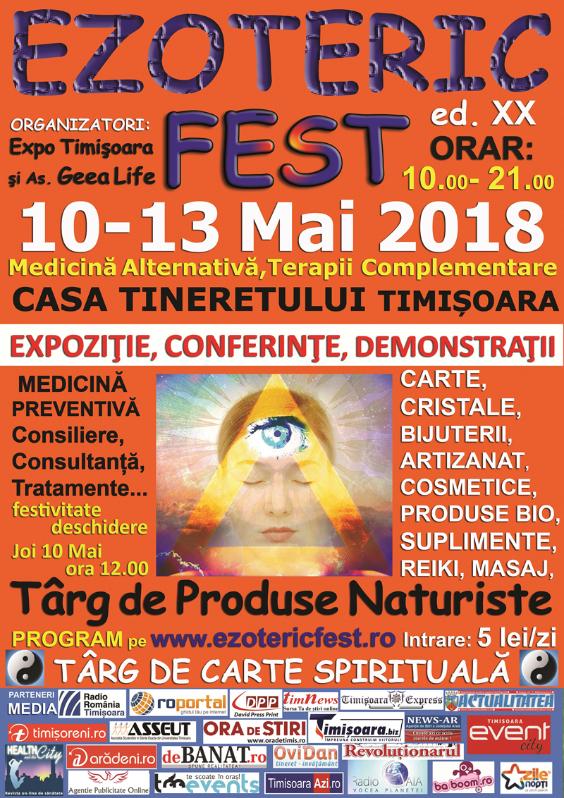 Got ready volunteer banjo Ezoteric Fest, ediția a XX-a, 10-13 mai 2018 | www.expotimisoara.ro